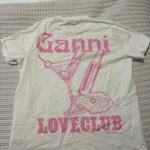 Ganni Cream T-Shirt